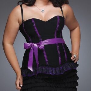 Coquette boned corset